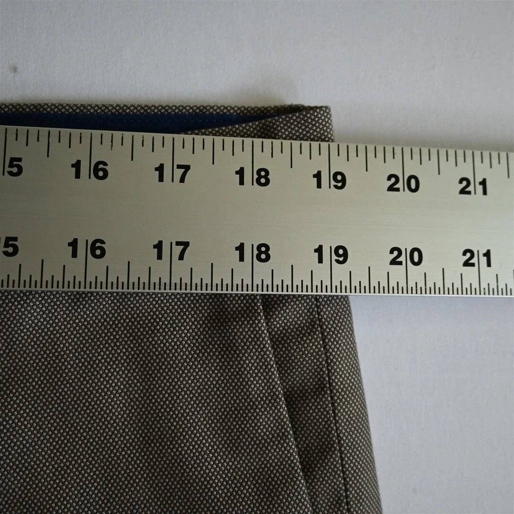 Banana Republic 36x32 Brown‎ Birdseye Cotton Non Iron Standard Mens Dress Pants